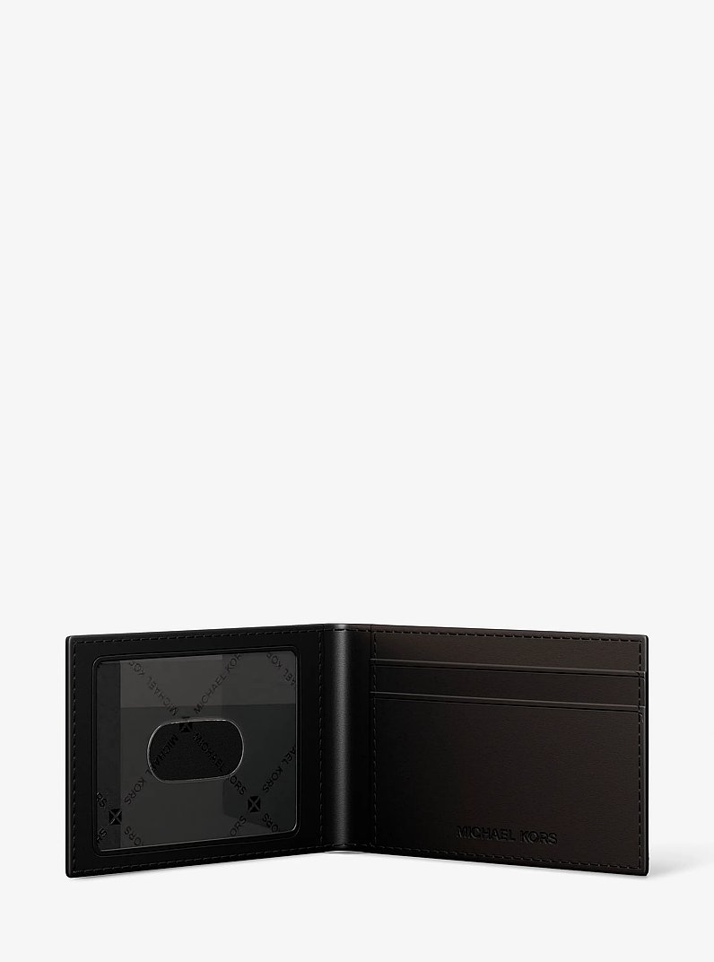 Cooper Signature Logo Wallet in BLACK | Michael Kors