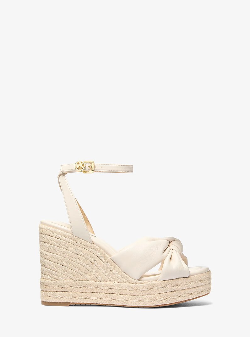 Elena Wedge Sandal in LT CREAM | Michael Kors