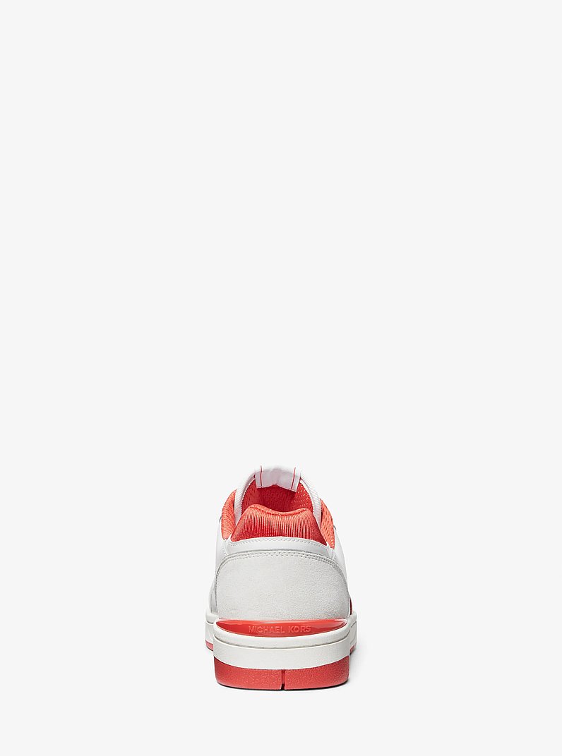 Espadrille Rebel en cuir in CORAIL &Eacute;PIC&Eacute; MULTI | Michael Kors