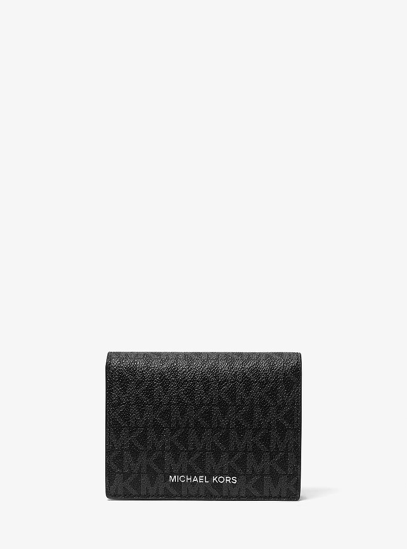Portefeuille Cooper &agrave; imprim&eacute; &agrave; logo Signature in NOIR | Michael Kors