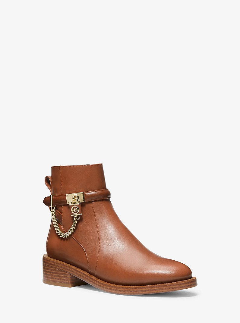 Hamilton Embellished Leather Ankle Boot