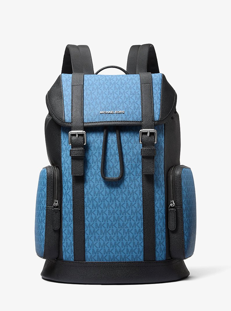 Hudson Signature Logo Backpack in IMPERIAL BLUE | Michael Kors