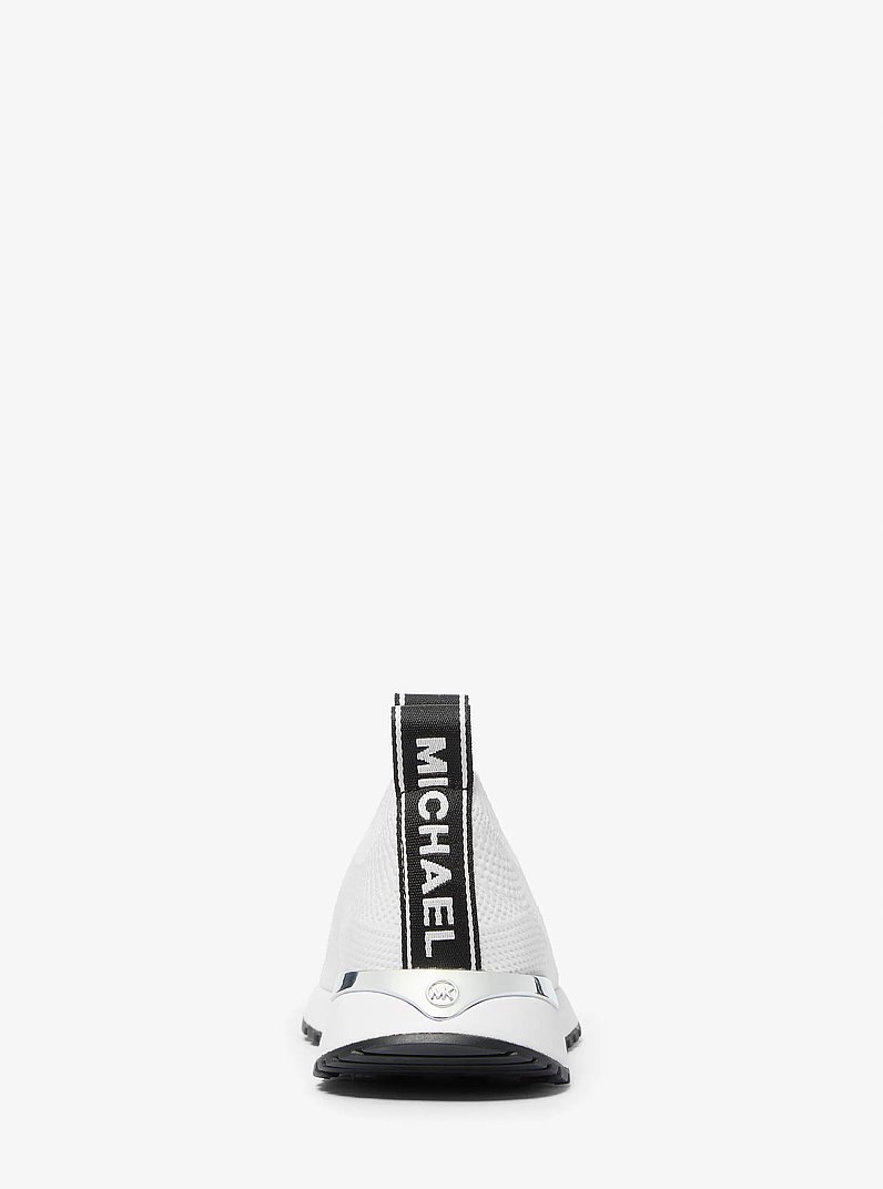 Zapatilla Bodie tejida sin cordones in BLANCO INTENSO/NEGRO | Michael Kors