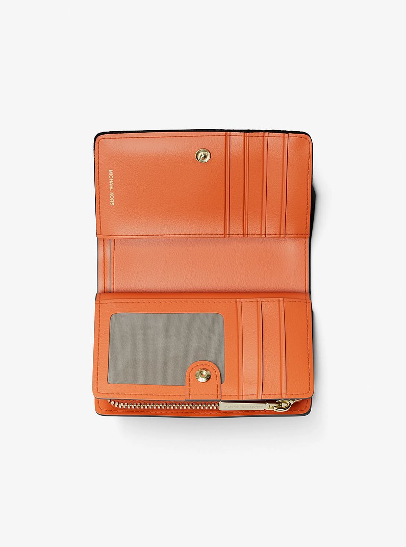 Bryant Medium Pebbled Leather Wallet in MIMOSA | Michael Kors