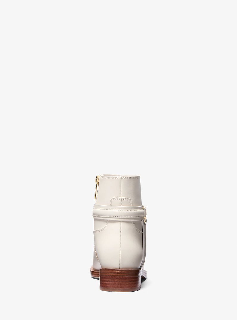 Botte Mindy en cuir in CR&Egrave;ME L&Eacute;GER | Michael Kors