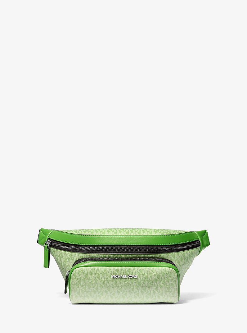Ri&ntilde;onera bandolera Cooper peque&ntilde;a ombr&eacute; con logotipo exclusivo in JUNGLE | Michael Kors