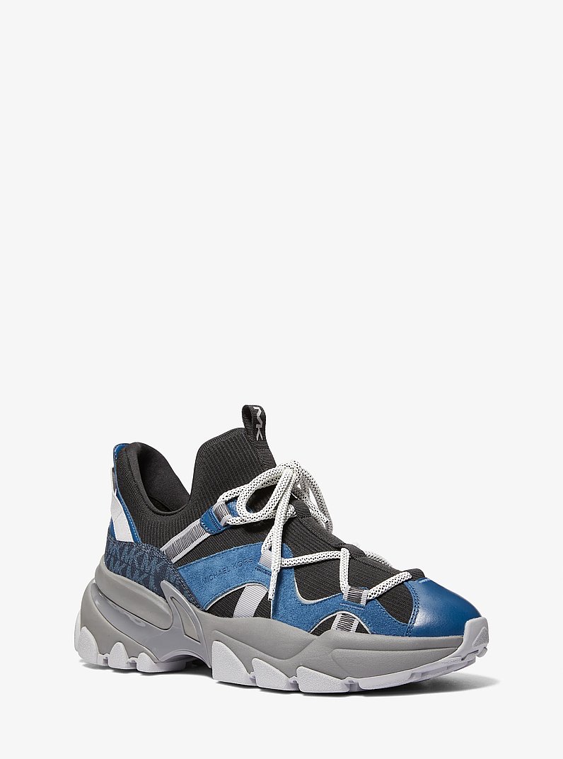Sneaker Sahara aus Materialmix