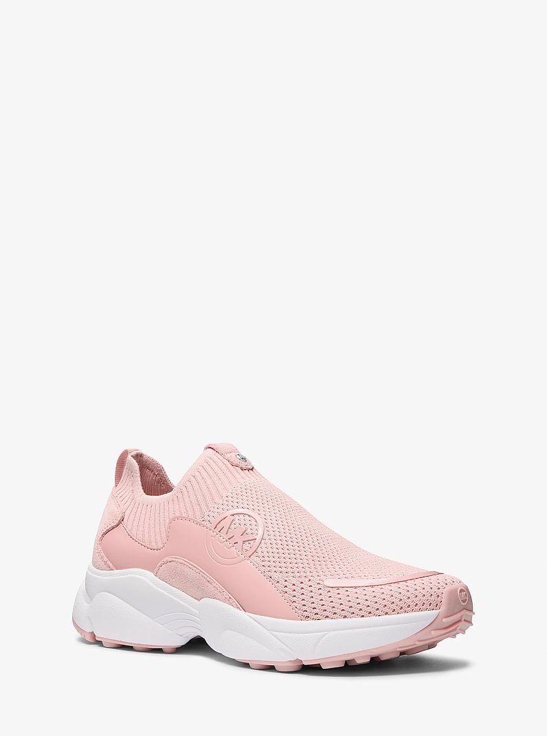 Sneaker Sami in maglia stretch in ROSA FUM&Eacute; | Michael Kors