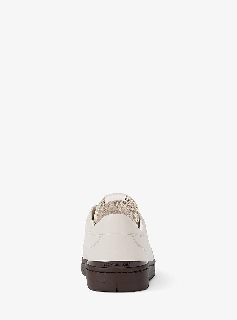 Wilton Leather Sneaker in LT CREAM | Michael Kors
