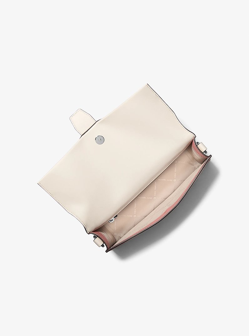 Greenwich Medium Signature Logo Convertible Shoulder Bag in SUNSET ROSE MULTI | Michael Kors