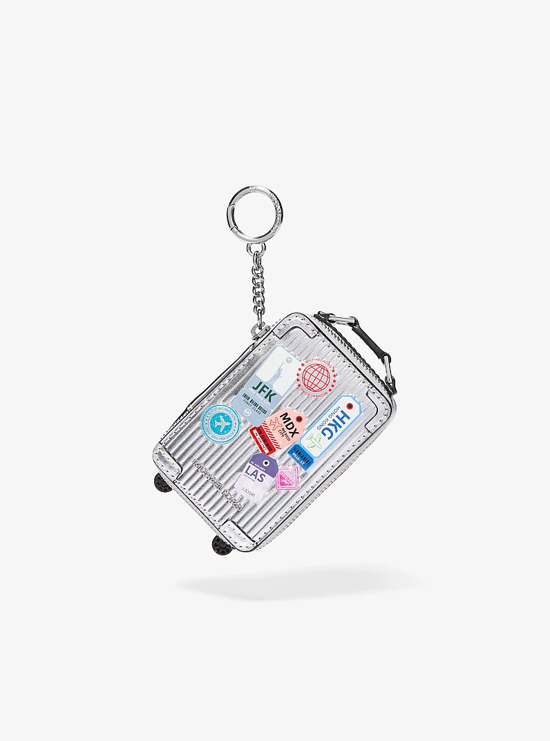 Suitcase Bag Charm in SILVER | Michael Kors