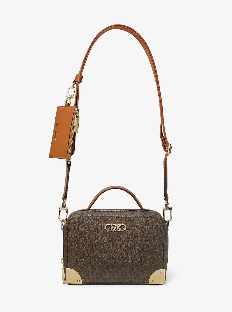 Estelle Small Logo Satchel in BRN/ACORN - Sale | Michael Kors [US]