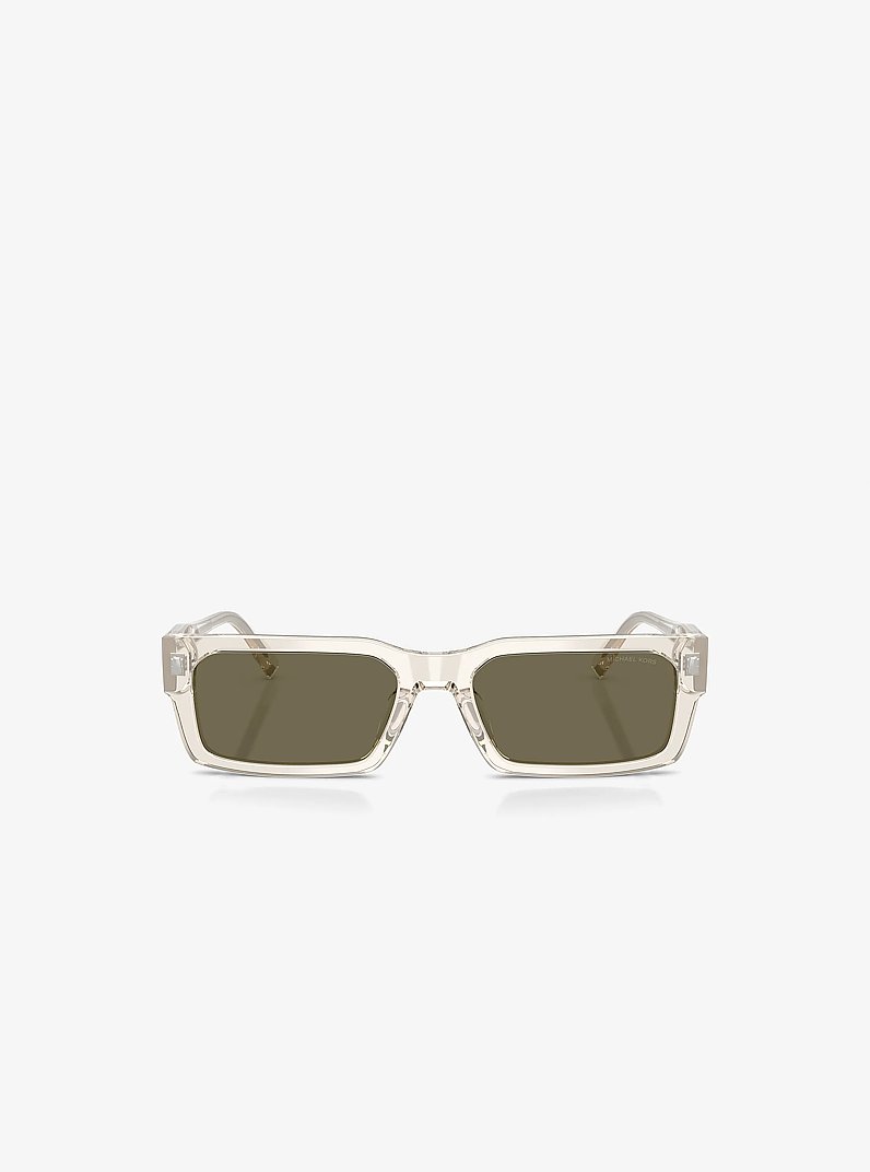 Split Sunglasses in BROWN TRANSPARENT | Michael Kors