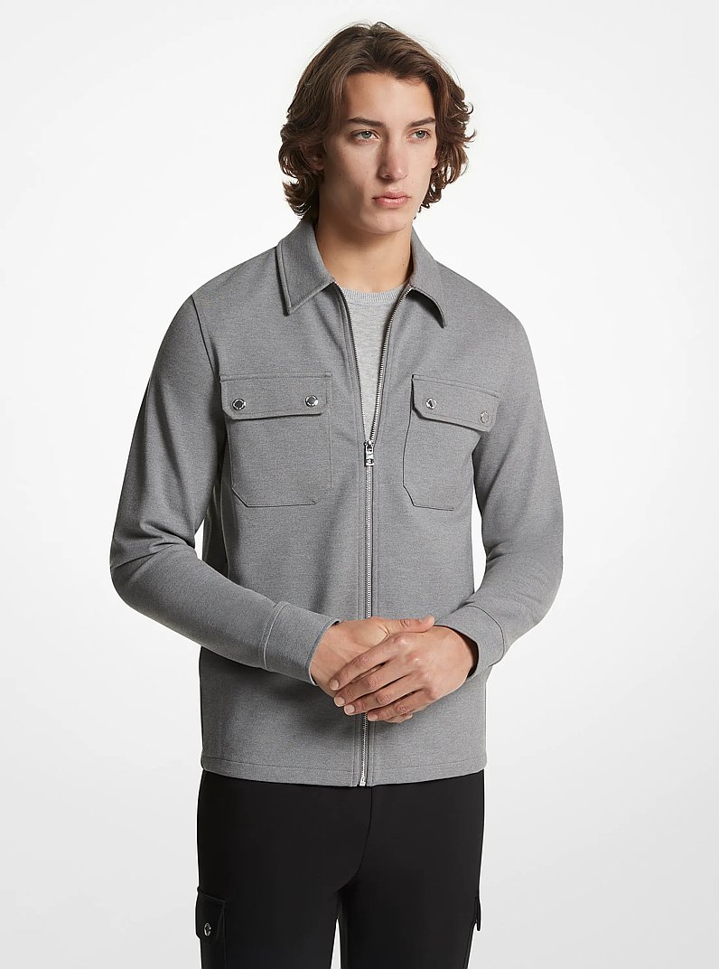 Jacke aus Romanit-Jersey