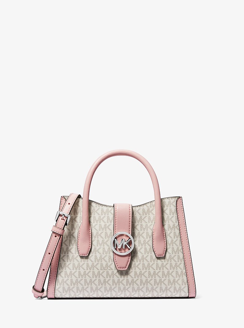 Gabby Small Logo Satchel in PWD BLSH MLT | Michael Kors