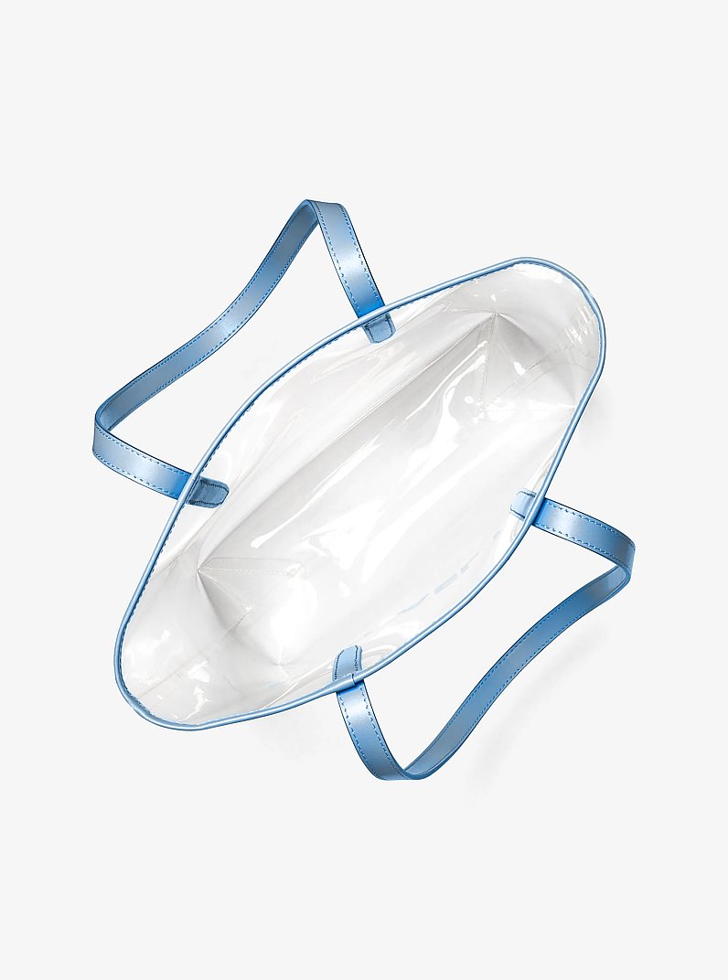 The Michael Large Clear Vinyl Tote Bag