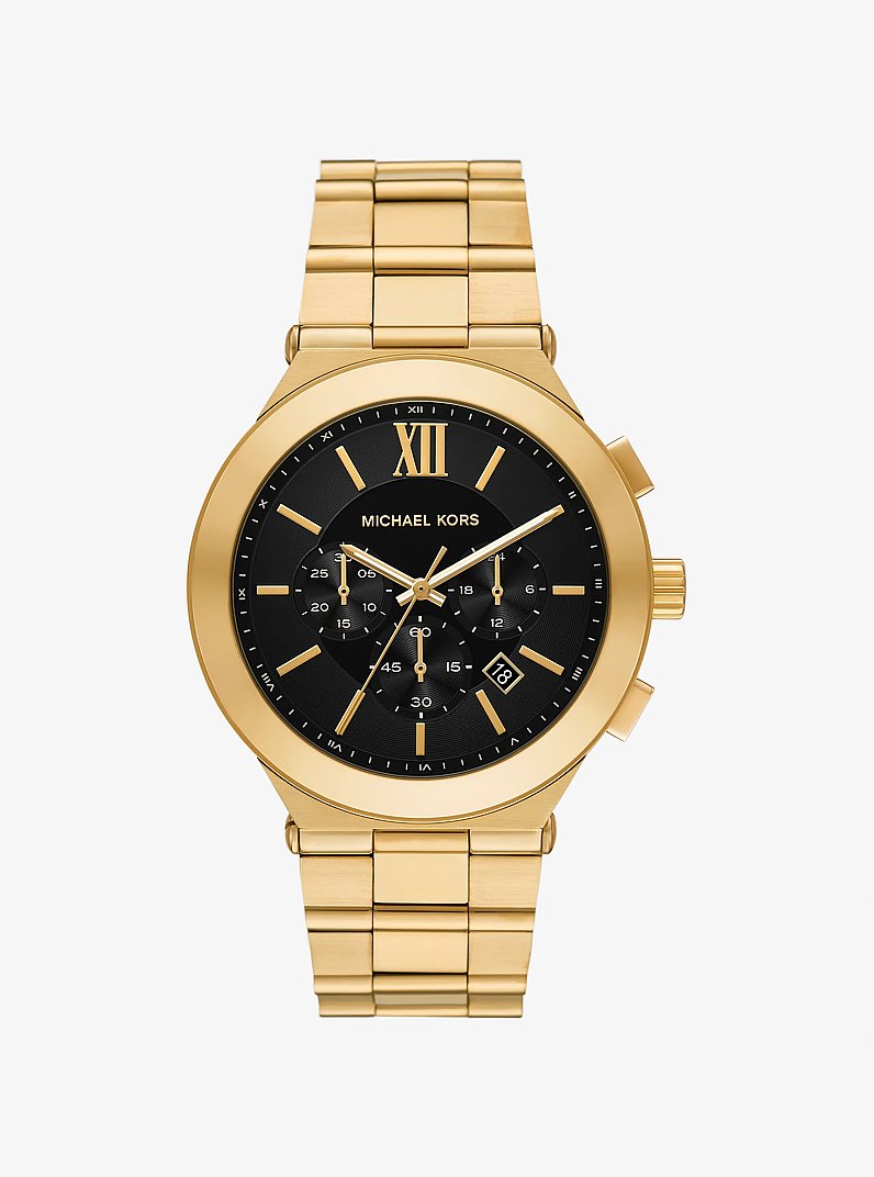 Oversized Billie Gold-Tone Watch in GOLD | Michael Kors