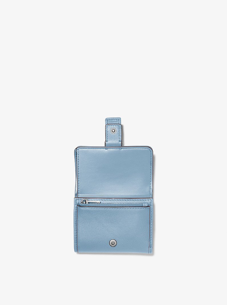 Colby Small Leather Tri-Fold Wallet in CHAMBRAY | Michael Kors