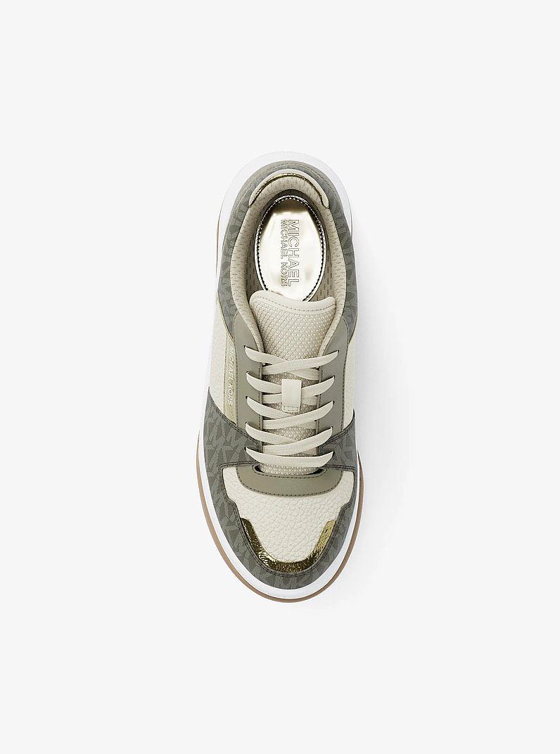Lexi Mixed-Media Sneaker