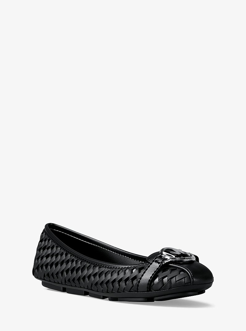 Fulton Woven Moccasin in BLACK | Michael Kors
