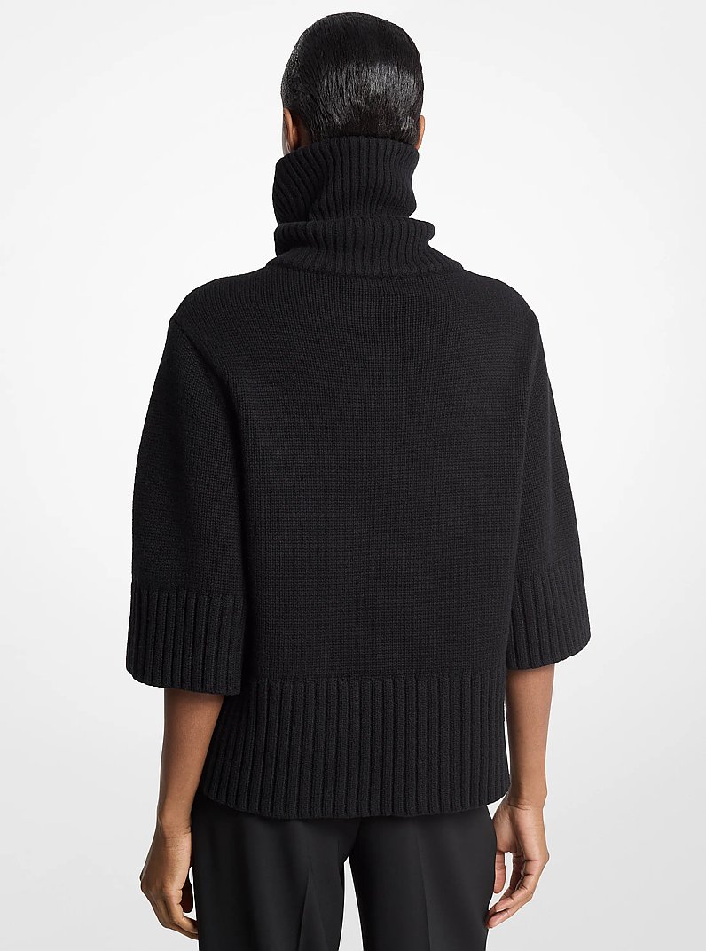 Su&eacute;ter de cachemira con cuello embudo in NEGRO | Michael Kors