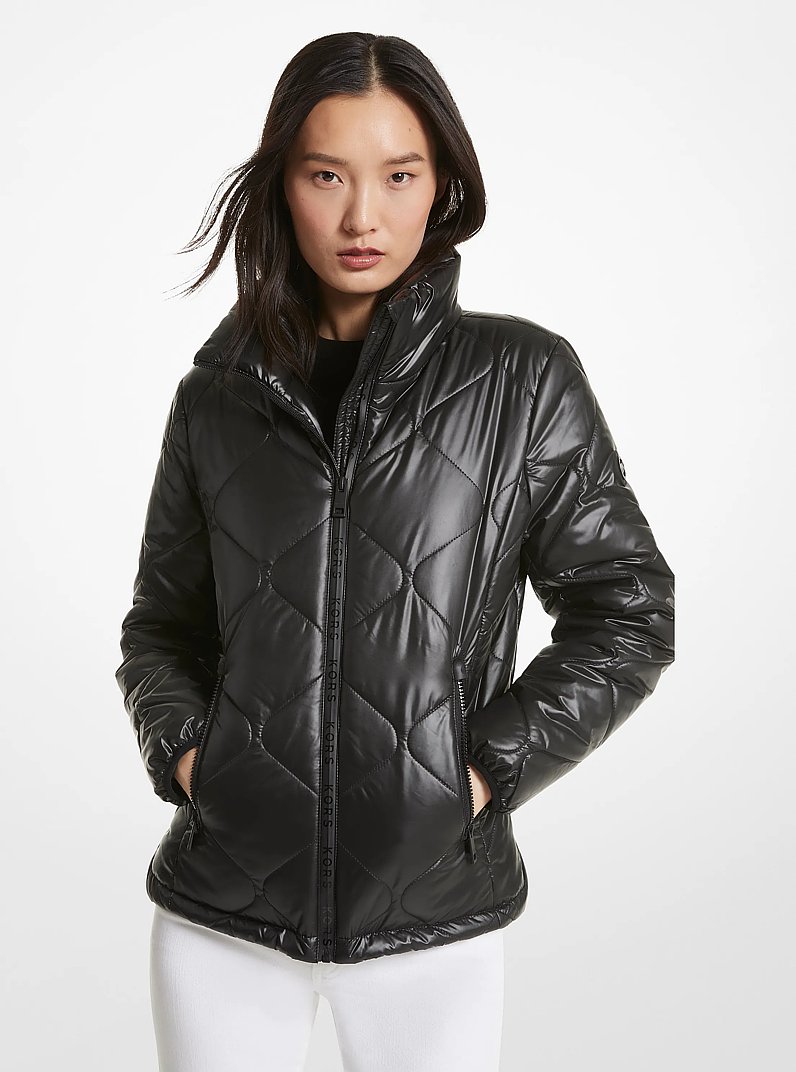 Quilted Puffer Jacket in BLACK | Michael Kors