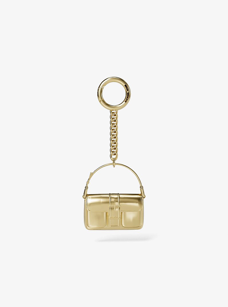 Colby Bag Charm in PALE GOLD | Michael Kors