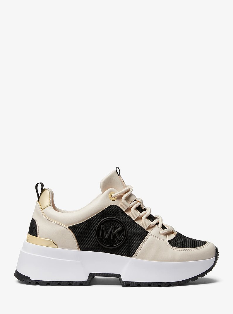 Zapatillas Cosmo de dos tonos in CREMA CLARO/NEGRO | Michael Kors