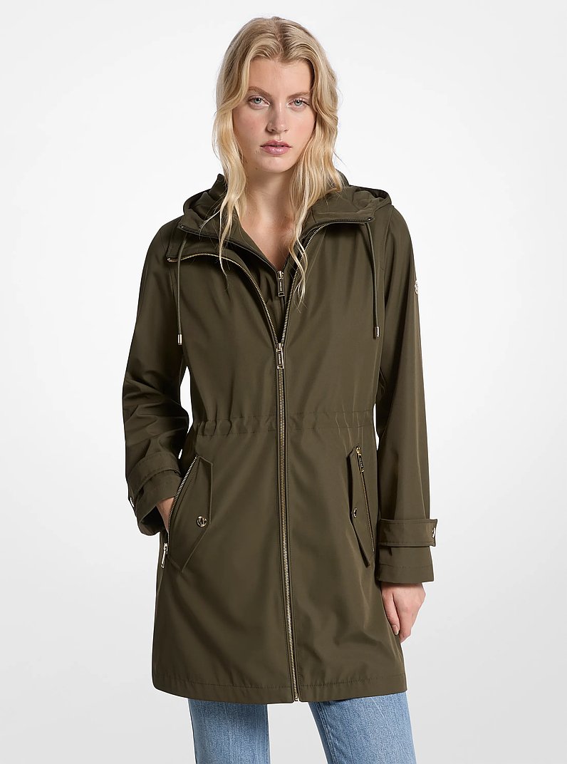 2-in-1 Water-Resistant Anorak in OLIVE | Michael Kors