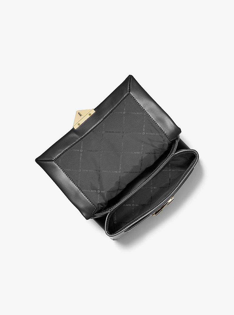 MICHEAL KORS CECE バッグ MICHAEL KORS CECE MEDIUM FLAP POCKET SHOULDER CROSSBODY BAG EXOTIC