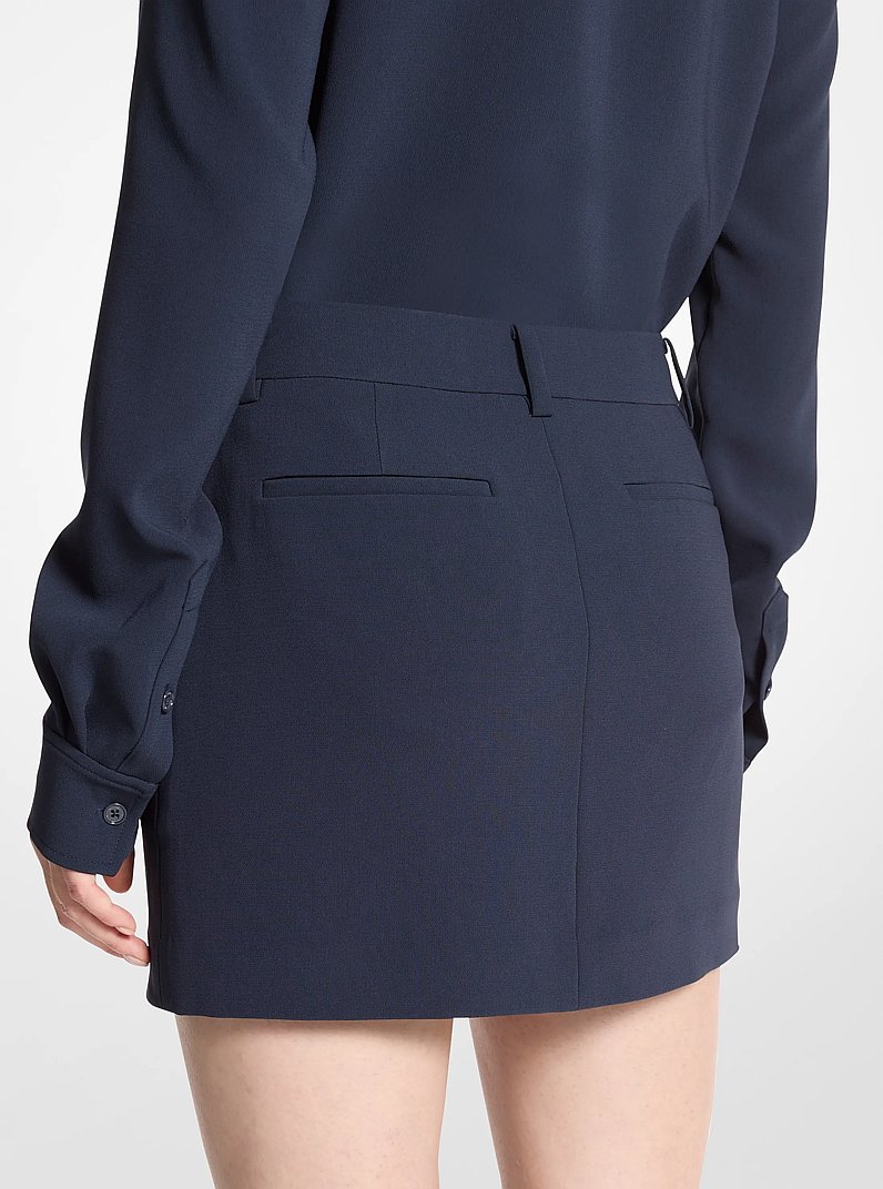 Minirock aus Krepp in ADMIRAL | Michael Kors