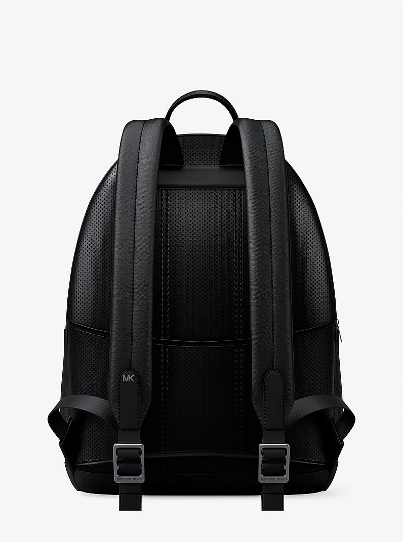Jet Set Pebbled Leather Backpack in NEGRO | Michael Kors