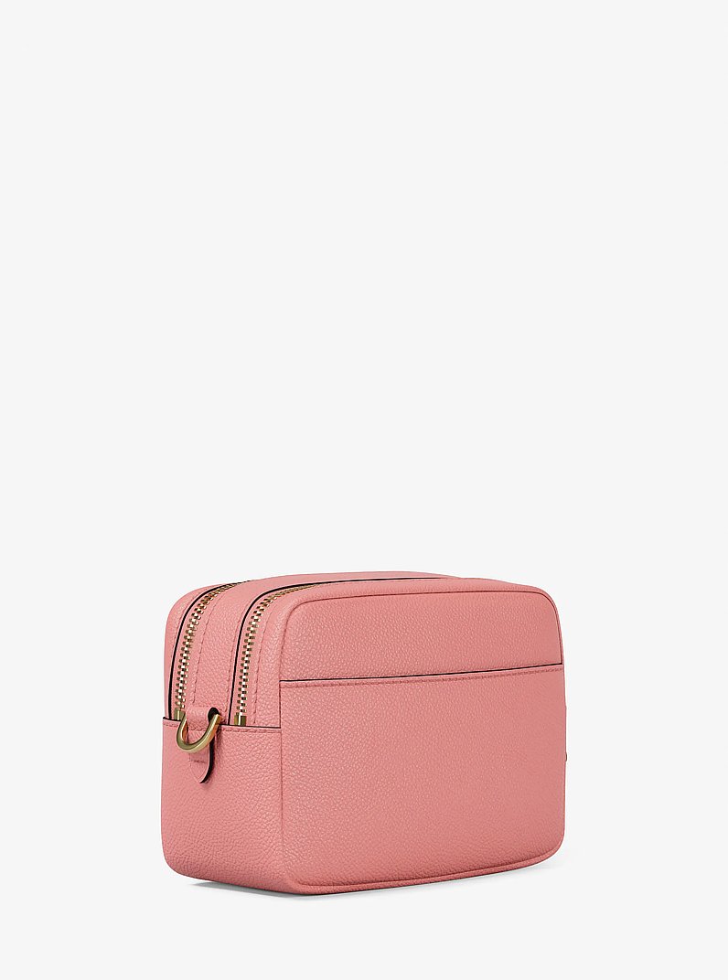 Bryant Medium Pebbled Leather Camera Crossbody Bag in PRIMROSE | Michael Kors