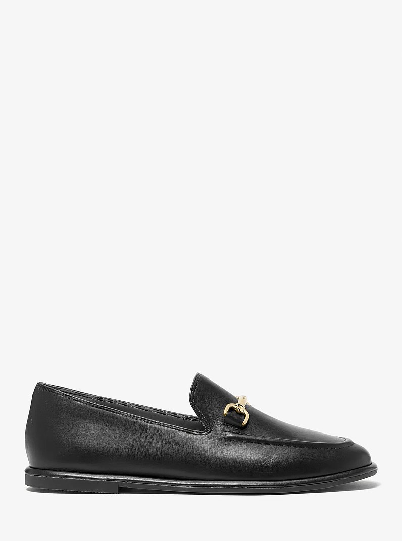 Carson Leather Loafer in BLACK | Michael Kors