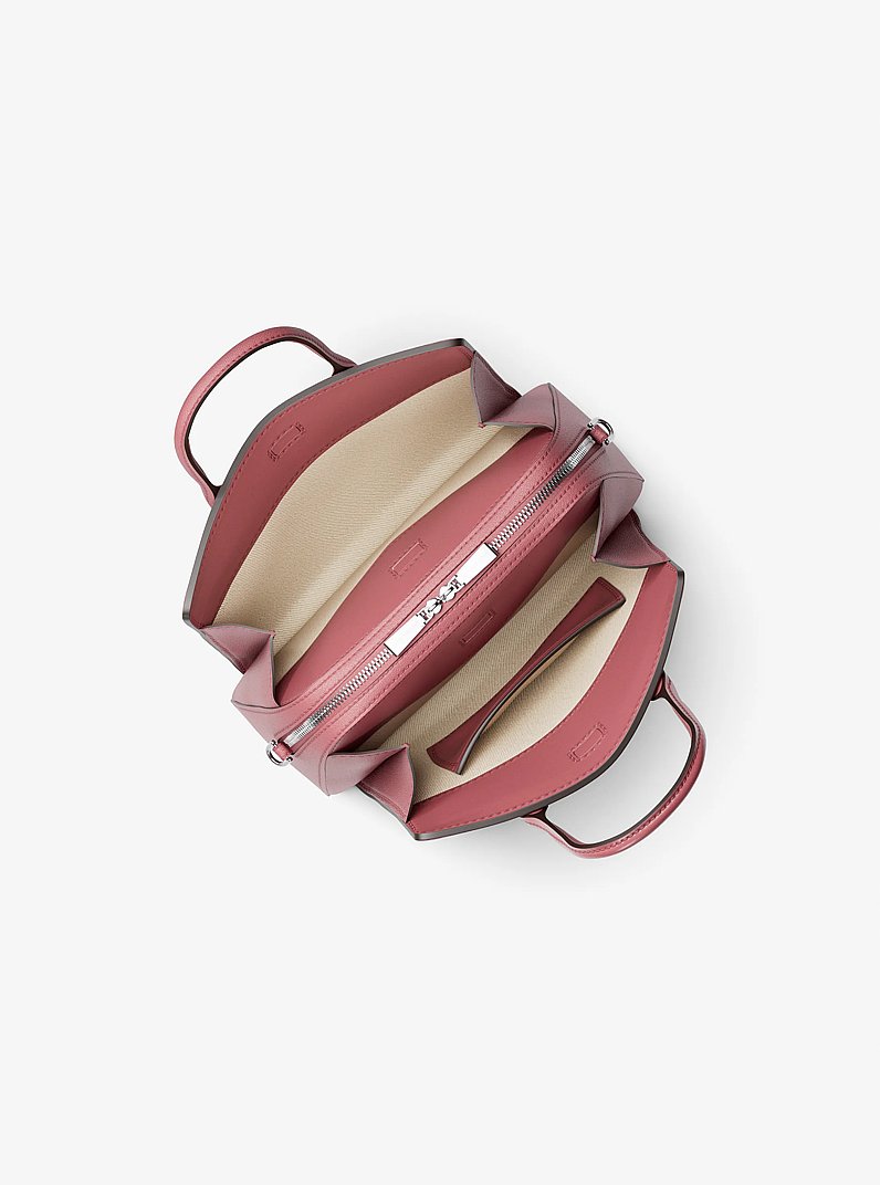 Henkeltasche Laila Small mit Signature-Logomuster in PALISANDER | Michael Kors