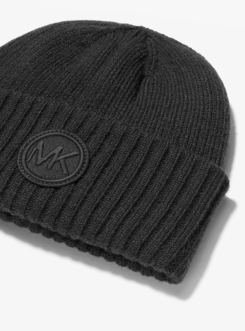 Knit Beanie in BLACK | Michael Kors