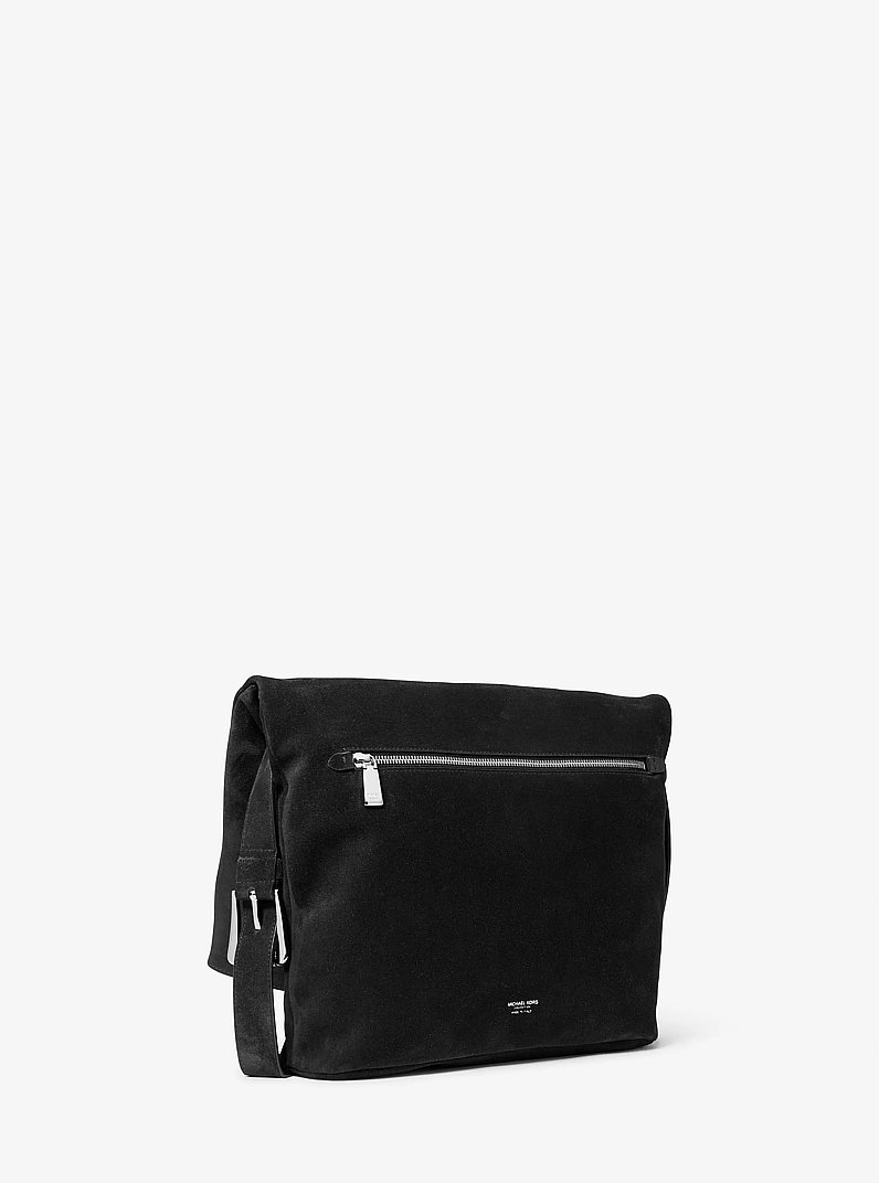 Bolso messenger Gloria mediano de piel in NEGRO | Michael Kors