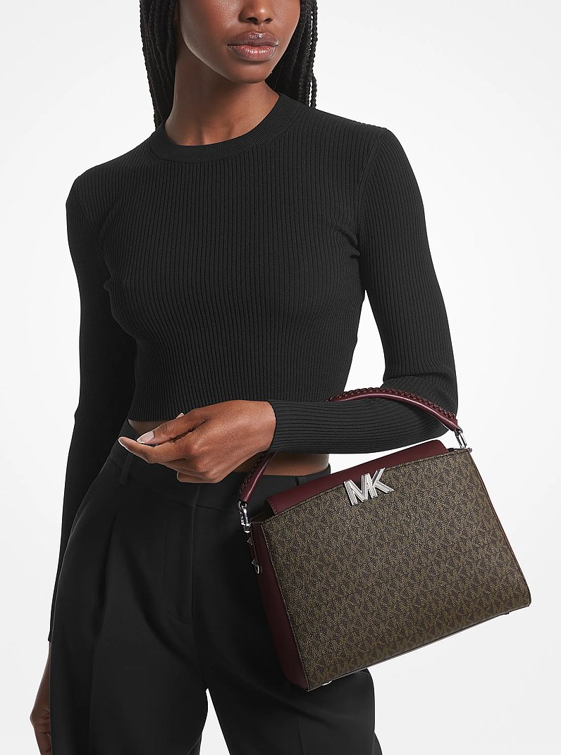 Karlie Medium Logo Satchel