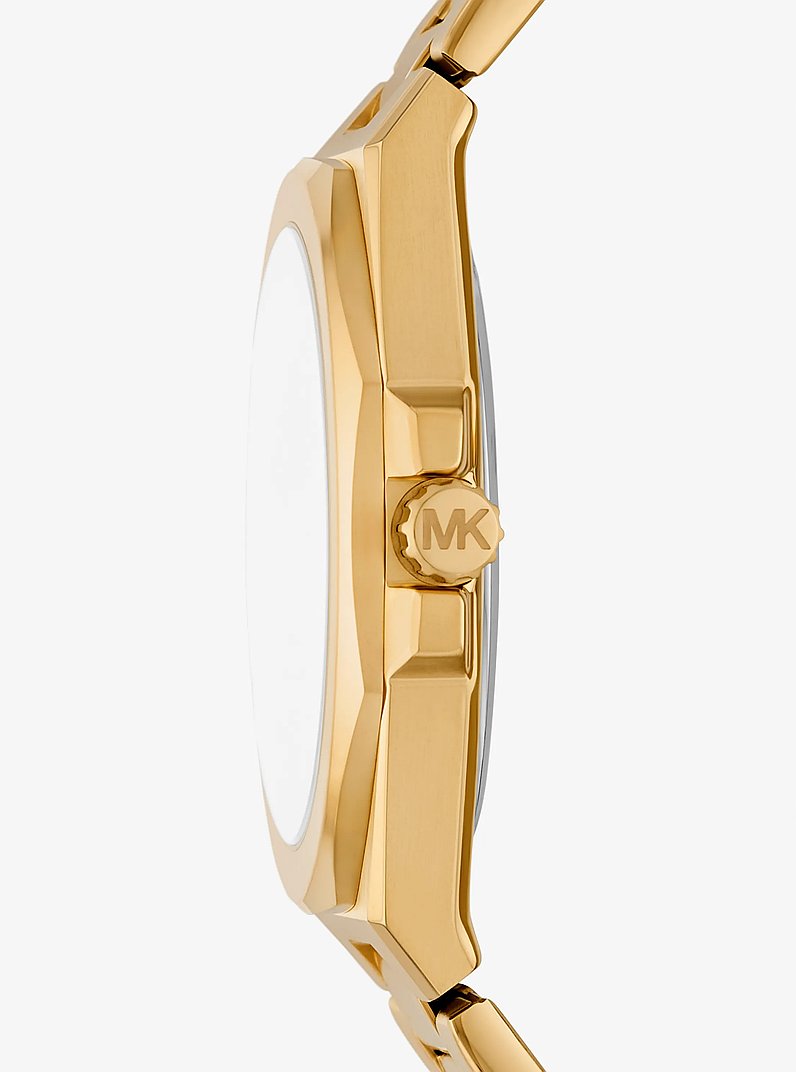 Oversized Callum Gold-Tone Watch in GOLD | Michael Kors