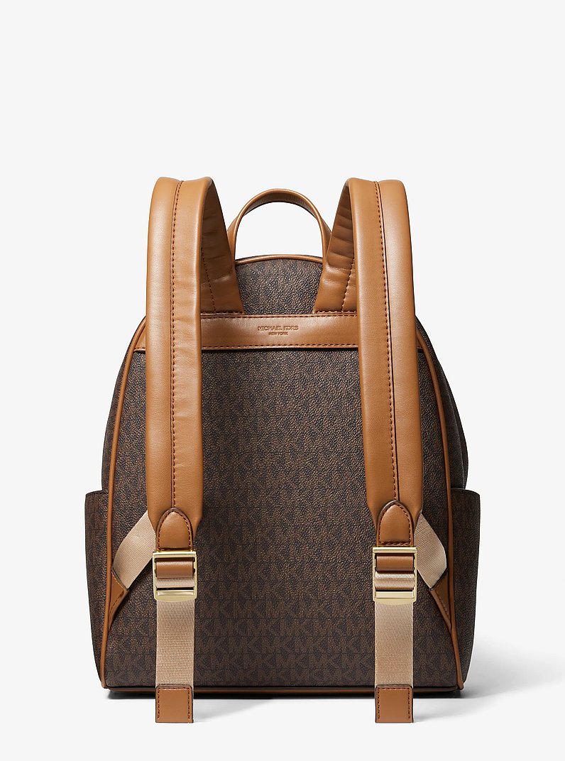 Bex Medium Signature Logo Backpack in BRN/ACORN | Michael Kors