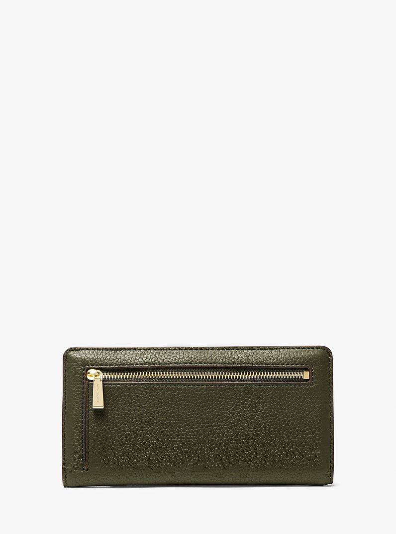 Portafoglio Bryant grande in pelle martellata con chiusura a scatto in EDERA | Michael Kors