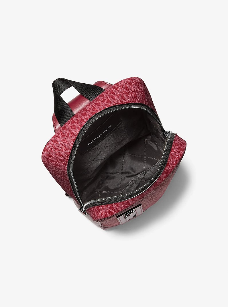 Cooper Signature Logo Sling Pack in CHERRY | Michael Kors