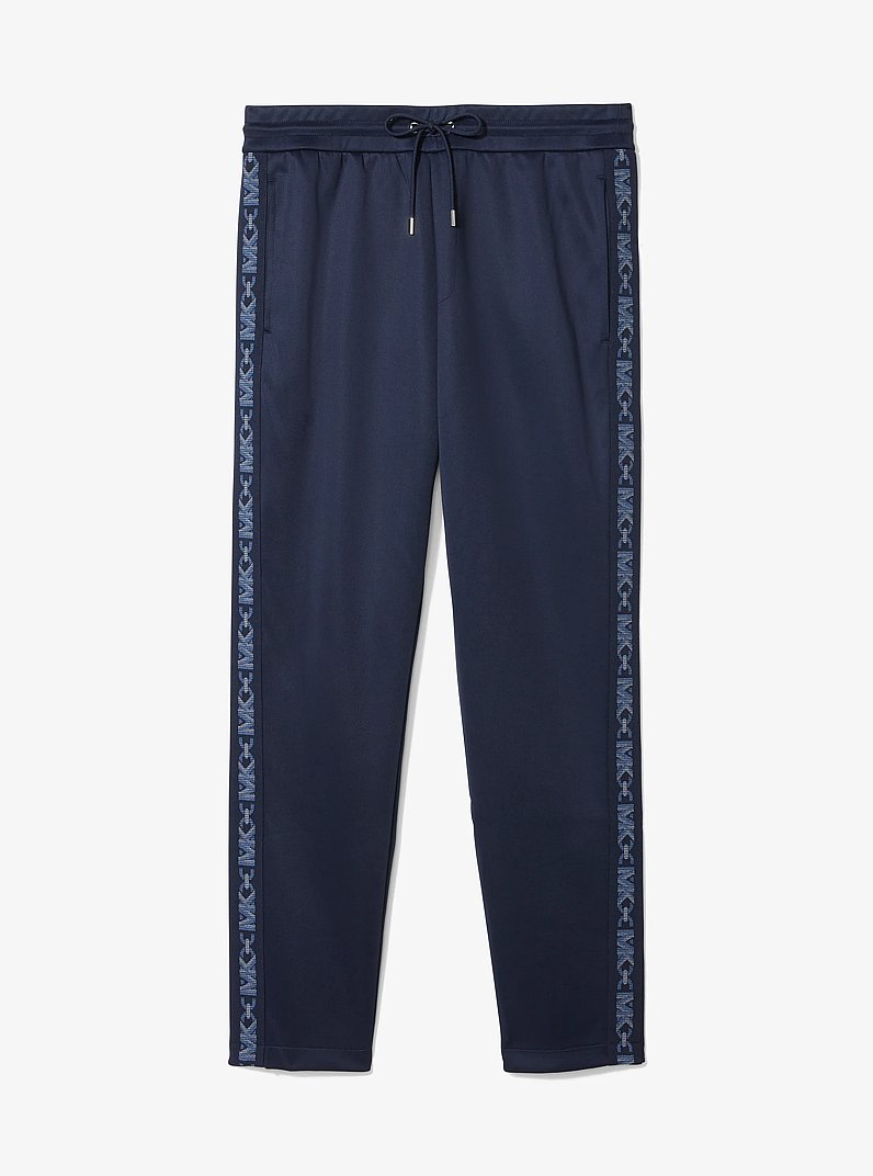 Empire Logo Trim Knit Track Pants