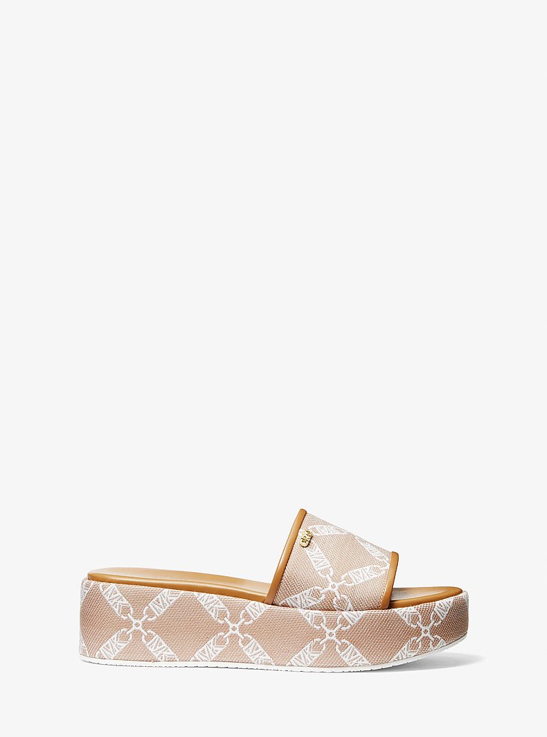 Ember Empire Logo Jacquard Platform Sandal