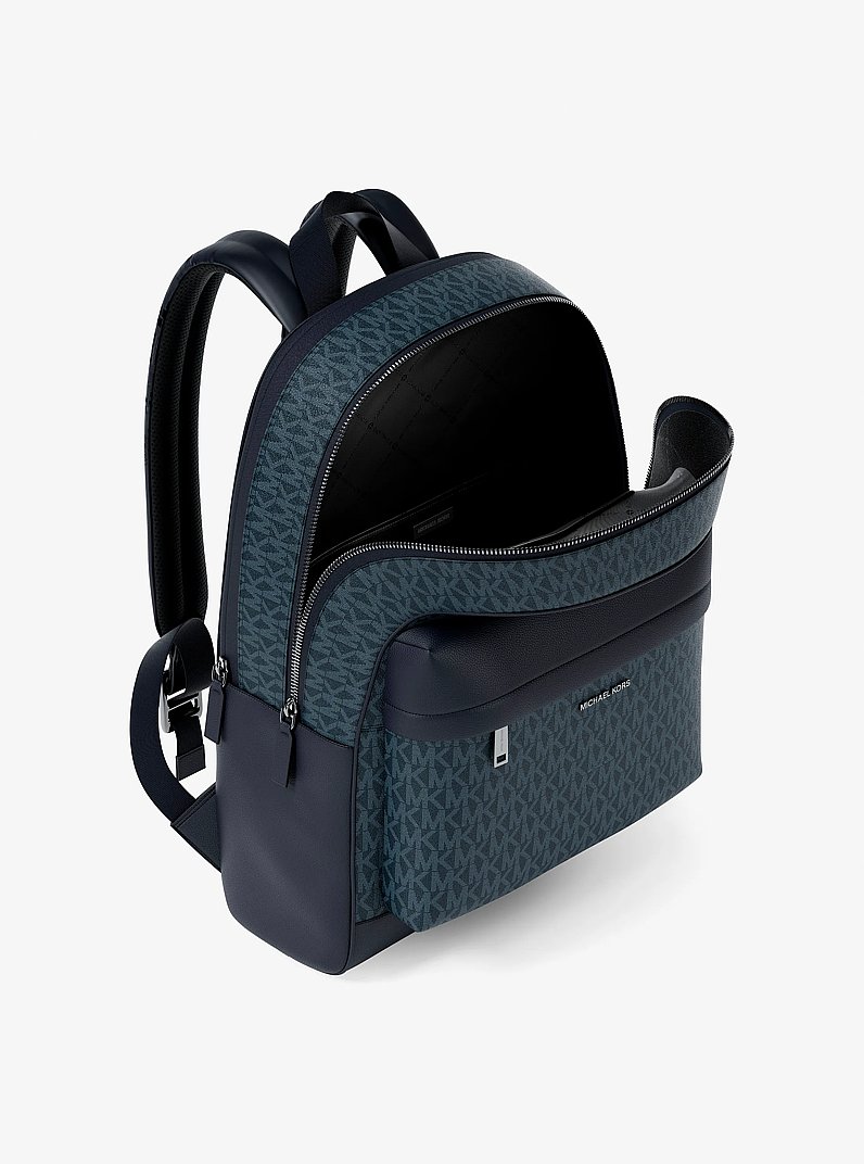 Sac &agrave; dos Pacey de taille moyenne &agrave; logo Signature in AMIRAL/BLEU P&Acirc;LE | Michael Kors