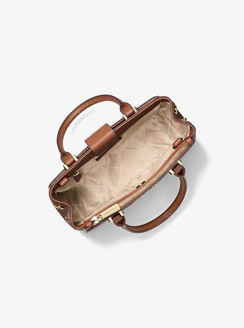 Petit sac Gibson en cuir saffiano in VALISE | Michael Kors