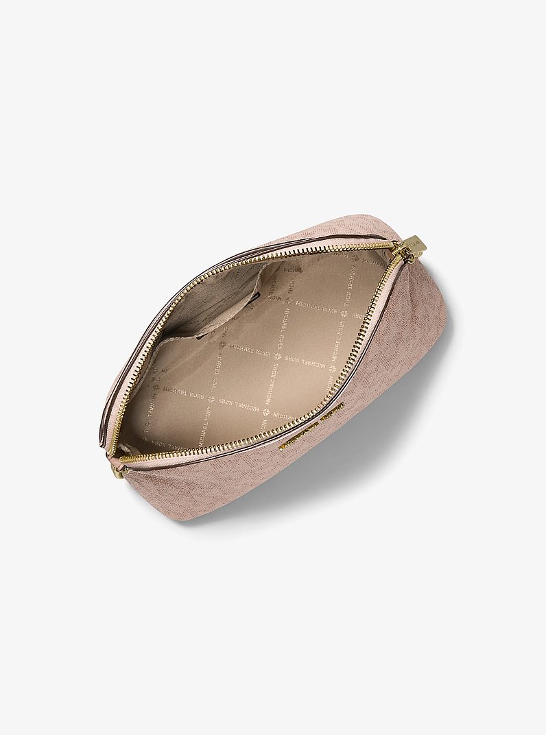 Cindy Signature Logo Dome Crossbody Bag in BALLET | Michael Kors