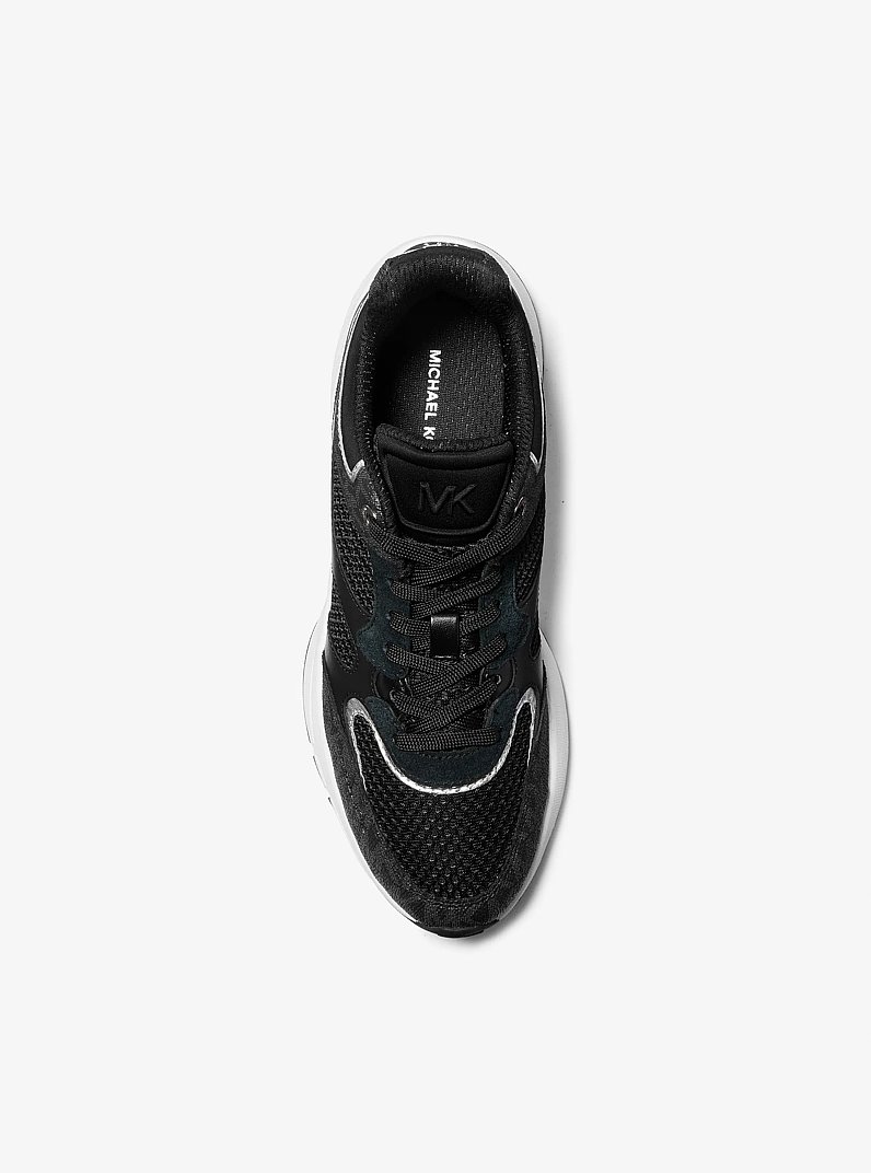 Zapatilla Riley de varios materiales in NEGRO | Michael Kors