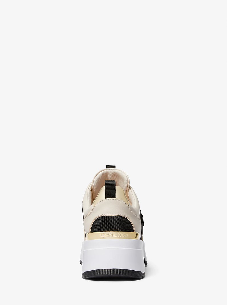 Zapatillas Cosmo de dos tonos in CREMA CLARO/NEGRO | Michael Kors