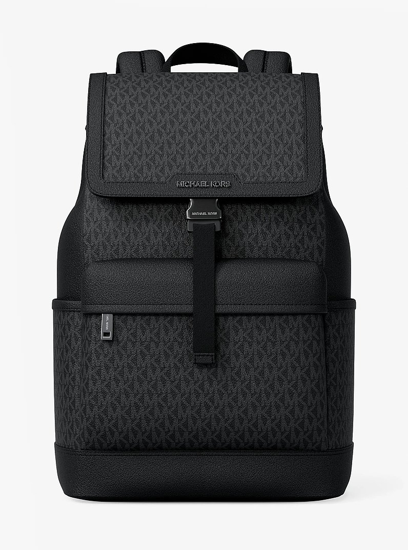 Pacey Signature Logo Backpack in BLACK | Michael Kors